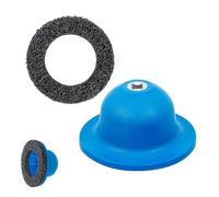 Smerigliatrice mozzo ruota diametro interno 90 mm/diametro esterno 150 mm - attacco quadrato 1/2" (12,5 mm) - Pulizia rapida di ruggine e sporco sui mozzi delle ruote - Per dischi e cerchioni