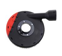 Smerigliatrice nera 125 mm 5 pollici cappuccio di aspirazione della copertura per il collettore di rimozione dello sporco del calcestruzzo angolare