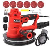 Smerigliatrice orbitale 180M LED levigatrice muro finitura gesso aspirapolvere + 6 dischi abrasivi di diversa finezza in omaggio