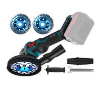 Smerigliatrice per calcestruzzo a batteria per Makita 18 V, Bruslon, compatta, 9000 giri/min, con 3 velocità, fresa per calcestruzzo con mola diamantata da 125 mm per cuciture cassaforme, rimozione