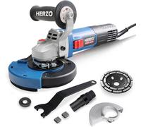 Smerigliatrice per Calcestruzzo1400W, Set Con Mola Diamantata E Cappa Di Aspiraz