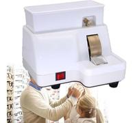 Smerigliatrice per lenti Levigatrice manuale Lucidatrice ottica Strumento di rettifica manuale con scanalatura a V Ruota singola per modellare e rifinire le lenti degli occhiali
