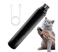 Smerigliatrice per unghie per cani, tagliaunghie a LED per gatti, smerigliatrice elettrica per animali domestici, forniture per la toelettatura dei gatti, tagliaunghie silenziosa per cani di piccola