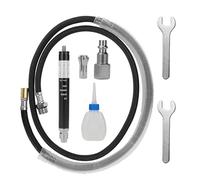 Smerigliatrice pneumatica Micro Die Grinder Matita Mini Lucidatura Rettifica Macchina for incisione Taglio ad alta velocità Legno Gioielli Rettifica Utensile pneumatico(Black)