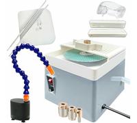 Smerigliatrice professionale per bordi in vetro, potenza 60 W per curve e angoli lisci, ideale per lavori artistici in vetro colorato