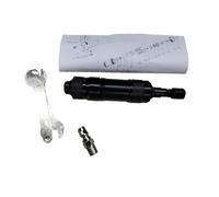 Smerigliatrice rotativa 6M diritta pneumatica macchina per incidere per smerigliatura levigatura lucidatura, strumento in lega di alluminio con ruota di diametro 1/4 di pollice, rosso