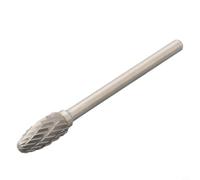 Smerigliatrice rotativa a doppio taglio in carburo, 3 x 6 mm, per metallo, legno, gioielli, sbavatura (G)