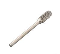 Smerigliatrice rotativa a doppio taglio in carburo da 3 x 6 mm, per metallo, legno, gioielli, sbavatura (B)