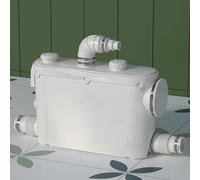 Smerigliatrice sanitaria da 500 W con scarico laterale, pompa di sollevamento per WC, lavanderia, cucina cantina, motore in rame, funzionamento silenzioso, installazione facile, 230 V