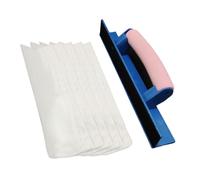 Smerigliatrice - Smerigliatrice per legno, autoadesivo, dettaglio palmare, smerigliatrice per , gadget portatile con 50 fogli, set di carta vetrata, levigatrice orbitale per principianti, mobili