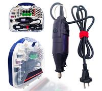 smerigliatrice trapano mini drimel 350 W kit valigetta completa + 200 accessori