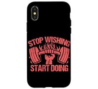 Smetti di desiderare Inizia a fare Custodia per iPhone X/XS