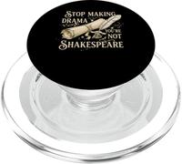 Smetti di fare drammi Non sei Shakespeare PopSockets PopGrip per MagSafe