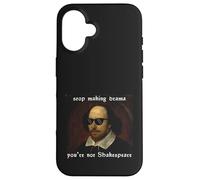 Smetti di fare drammi Non sei Shakespeare Vintage Custodia per iPhone 16