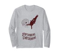 Smetti di pensare che inizi a bere Maglia a Manica