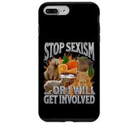 Smetti di sessismo o mi coinvolgo Divertente Capybara Meme Bootleg Custodia per iPhone 7 Plus/8 Plus