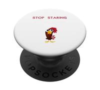 Smettila di fissare il mio cazzo Divertente Rude Inappropriato Brutto Groovy PopSockets PopGrip Adesivo