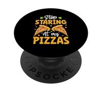 Smettila di fissare le mie pizze PopSockets PopGrip Adesivo