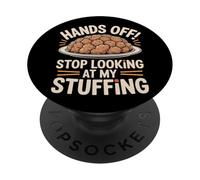 Smettila di guardare il mio ripieno Ringraziamento PopSockets PopGrip Adesivo