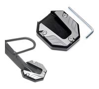 SMFDC Motocicletta Kick Supporto per Ducati Superbike 848 2008 2009 2010 2011 2012, Alluminio Antiscivolo Supporto Estensione Cavalletto Laterale Allargatore Accessorio,C-Grey