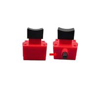 SMGLRUEAT 1-pc FA2-10/2B 10 A 250 V 5E4 Nero + Rosso Interruttore a pulsante for controllo velocità trapano elettrico auto-rest