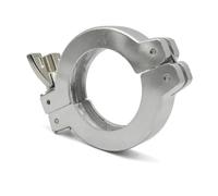 SMGLRUEAT 10 pcs 5pcs 2pcs 1pcs KF16 KF25 KF40 KF50 Aluminum Alloy Vacuum Double Pin Three Jig with bracket FPM o Ring Fitting(Clamp,KF16_5 PCS)