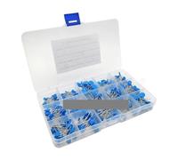 SMGLRUEAT 15 valori * 20 pezzi Set di condensatori Assortimento ceramici ad alta tensione Kit assortito Scatola 1nF 2,2nF 10nF 22nF 0,47nF,56nF-10nF SMGLRUEAT