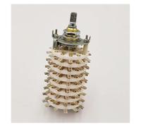 SMGLRUEAT 1pc Ceramic Channel Band Rotary Switch Selector 8P11T 8-Pole 11-Position 8 Deck