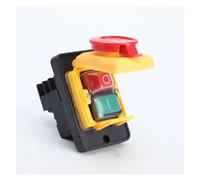 SMGLRUEAT 1PC CK5-11 AC250V 6-Pin Start Stop No Volt Release Push Switch Comune a macchine for falegnameria e lavorazione dei metalli