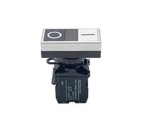 SMGLRUEAT 1pc injection molding machine switch Cycle start button Black and white button A normally open normally closed