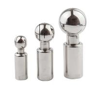 SMGLRUEAT 1pcs BSPT 1/2"-2" SS304/316 Stainless Steel Internal Thread Rotary Spray Ball，CIP Tank Cleaning Head 360 Degree Coverage Wash Fitting(316L,2")