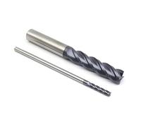 SMGLRUEAT 1PCS HRC50-4F-D8x100L Long Length Side milling Slotting Profiling face mill