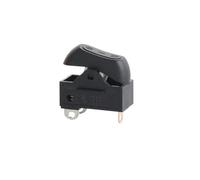 SMGLRUEAT 2PCS AC 250V 6A / AC125V 10A 3 Positions 3 Pins Terminal DPDT Rocker Switch KCD15-103 RK2-33 Black