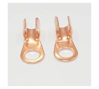 SMGLRUEAT 500 pezzi 50A terminali a crimpare for batteria in rame aperti capicorda ad anello da 6 mm OT-50A