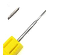 SMGLRUEAT Hexagon Cuticle Clean Burr 3/32 Stainless Steel Nail Drill Bit Milling Cutter 1Pcs