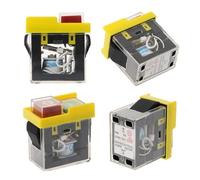 SMGLRUEAT Interruttori elettromagnetici momentanei a 2 pulsanti, antipolvere e impermeabili, da 250 V, for interruttori macchina for KJD6 5E4