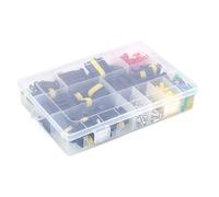 SMGLRUEAT Kit di connettori impermeabili for auto da 240 pezzi, connettori for lampade allo xeno, connettori for cavi sigillati HID, confezione in scatola
