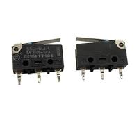 SMGLRUEAT Microinterruttore SSG-5L1P 2 pezzi, 3 pin, gambo dritto, interruttore di reset del limite di corsa, 5A250V