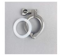 SMGLRUEAT Morsetti Tri-Clamp in acciaio inossidabile da 77,5 mm con ghiera da 2,5" for accessori for la produzione di birra fatta in casa SS304