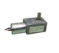 SMGLRUEAT Motoriduttore elettronico con riduzione a vite senza fine turbo 370 DC 12V 24V 2,5-4,5 giri/min a bassa velocità, autobloccante, coppia elevata, rapporto 1:1582