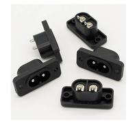 SMGLRUEAT Presa di ingresso a vite IEC 320 C8 a 2 pin, 5 pezzi, AC250V 2,5A