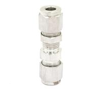 SMGLRUEAT Raccordo pneumatico a compressione for tubo con passaparete in acciaio inossidabile 304, diametro esterno 6 mm