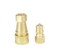 SMGLRUEAT Set di raccordi rapidi in ottone da 500 bar, 1/8" BSPT femmina, 7 MPa, for la pulizia di tappeti portatili su camion