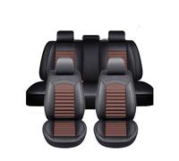 SMHIENNGJF Set Coprisedili Auto Per Hyundai i20 2021 2022 2023 2024 2025 Pelle Universali Coperture Per Sedili PU Completo Sedili Anteriore E Posteriore Copri(Brown)