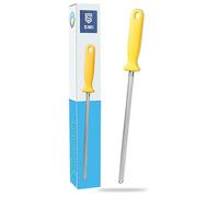 SMI - 22,5 cm Solingen Affilatura Acciaio per Coltelli Affilatore per Coltelli Affilacoltelli in Acciaio da Cucina Affila Coltelli Asta Affilare Coltelli - Made in Germany