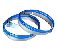 SMI Set di 2 lame de sega a nastro bimetalliche M42 dimensioni 2480 x 27 x 0,90 mm 10/14 TPI per es. per Optimum, Epple, Bernardo, Thomas