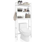 SMIBUY Mensola portaoggetti per bagno portaoggetti in bambù sopra il WC