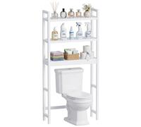 SMIBUY Mensola portaoggetti per bagno portaoggetti in bambù sopra il WC