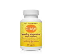 Smidge Morning Magnesium, 3 tipi di magnesio, 120 capsule vegetali Integratore alimentare