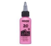 SMIFFY Moon Glow - Glow in The Dark Fabric Paint, Pink